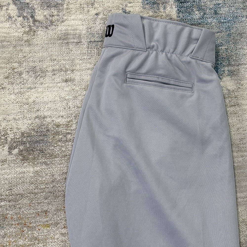 Wilson Baseball Pants Adult Medium Gray NWT Open‎ Bottom Athletic